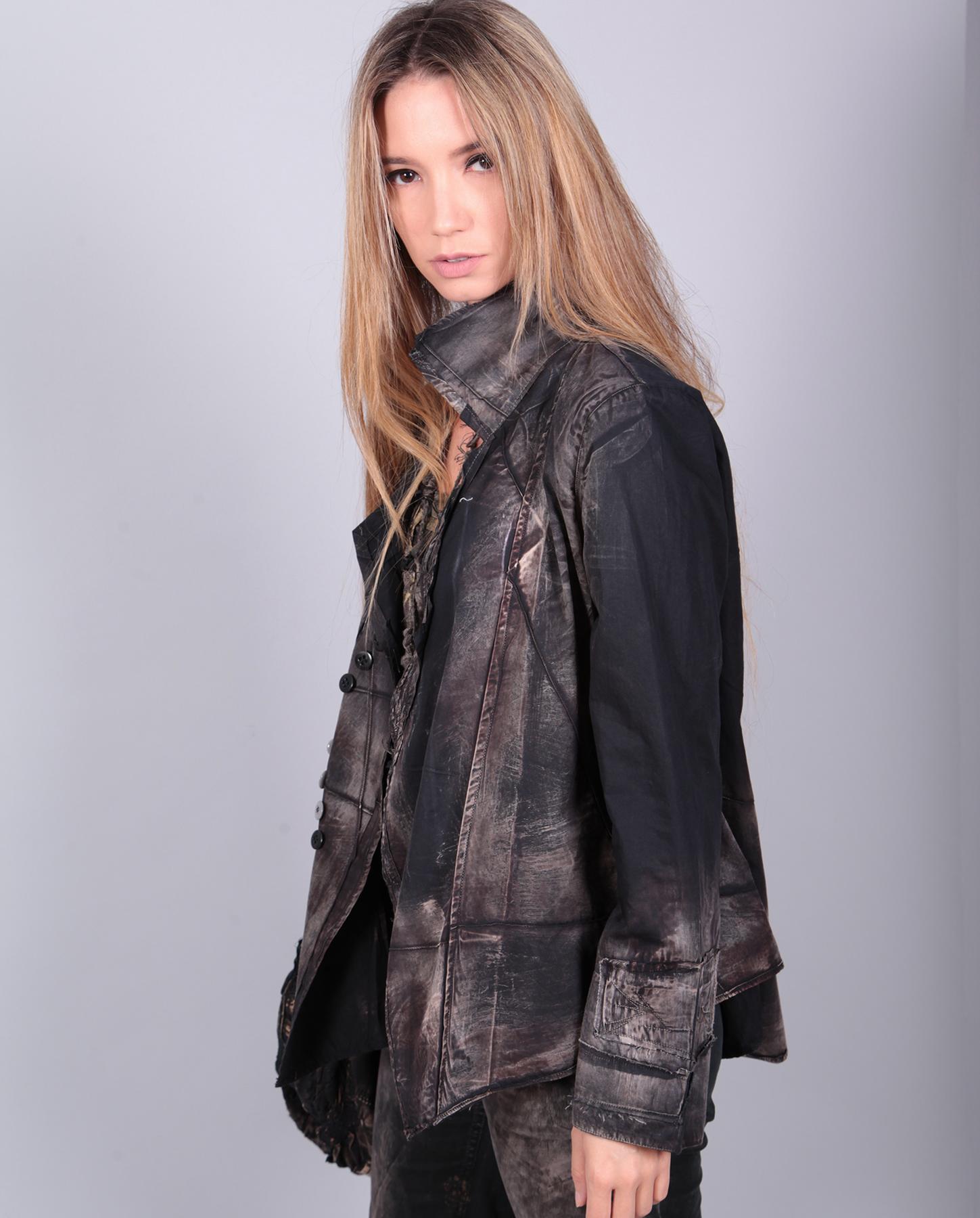 Art-to-Wear by Tatiana Palnitska - lightweight crisp modern distressed ...