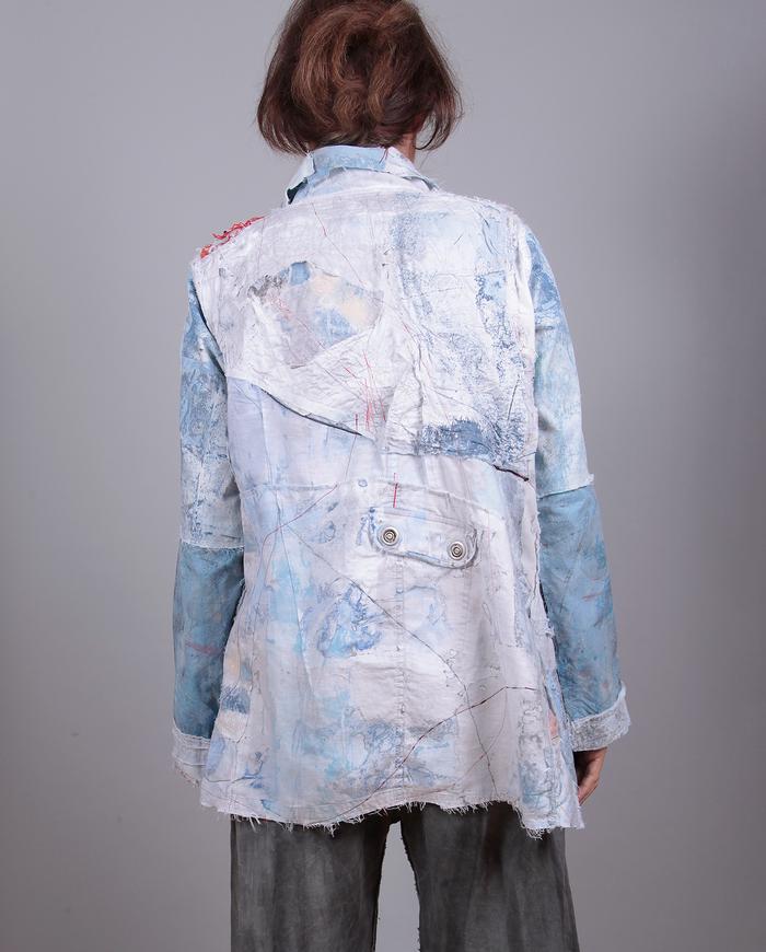 'blue moon' detailed summer jacket