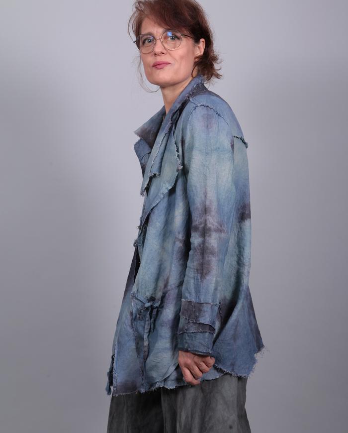 'pure tranquility' lightweight Belgian linen jacket 