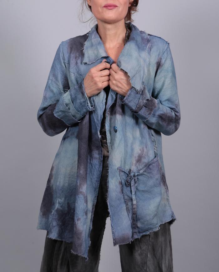 'pure tranquility' lightweight Belgian linen jacket 