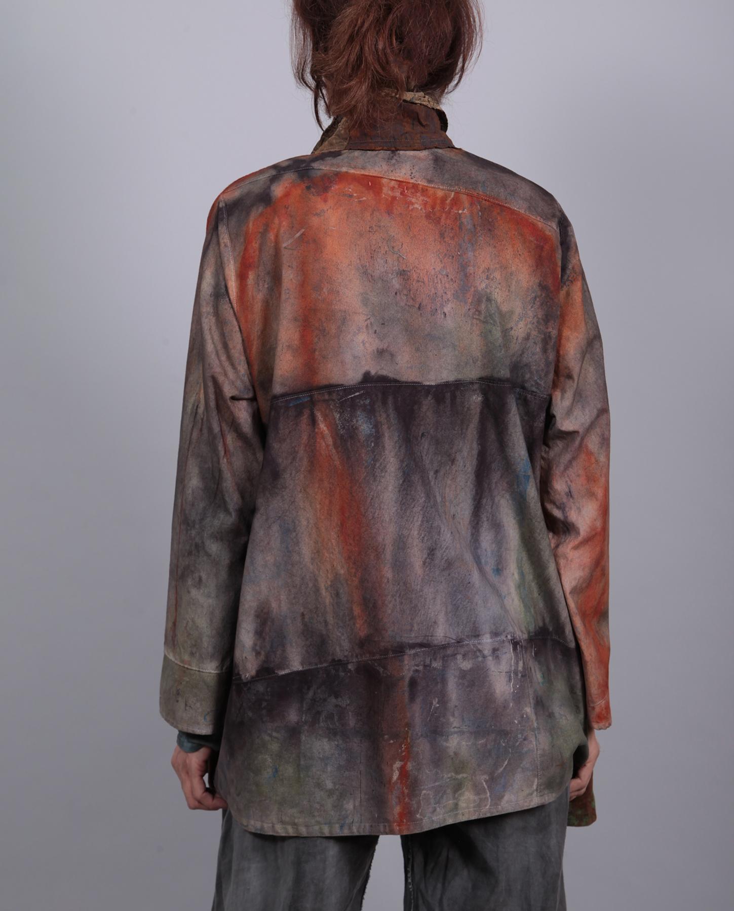 ArttoWear by Tatiana Palnitska mixed fabrics handpainted