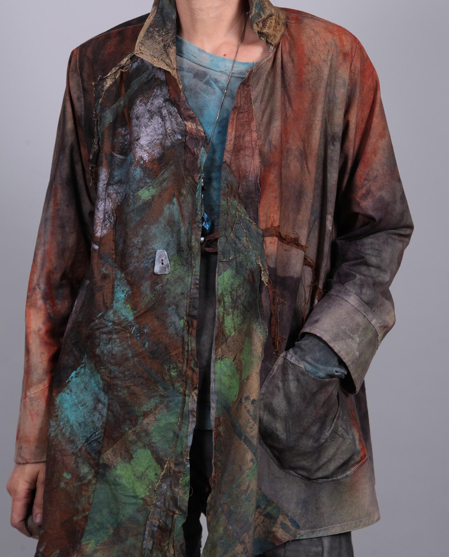 ArttoWear by Tatiana Palnitska mixed fabrics handpainted