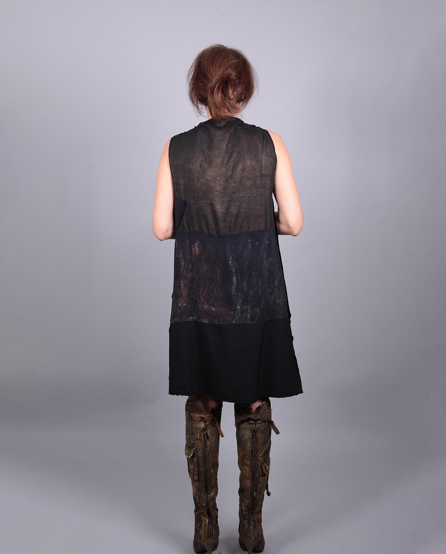 Art-to-Wear by Tatiana Palnitska - 'almost a shift' hand-painted silk ...