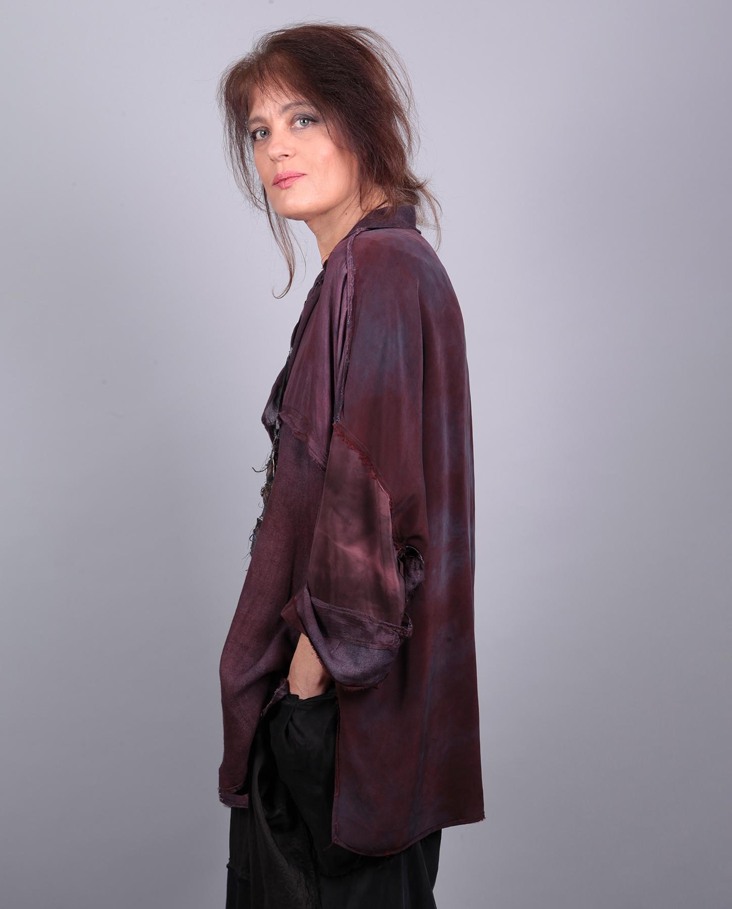 Art-to-Wear by Tatiana Palnitska - 'the many shades of wine' drapey one ...
