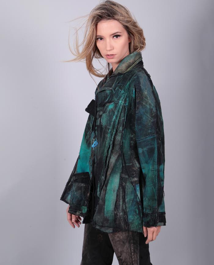 'emerald city' edge couture highly detailed jacket