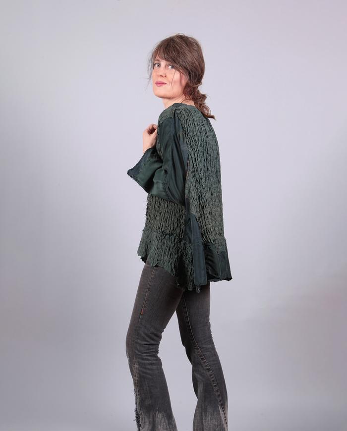 'swing time' one-size pine green top