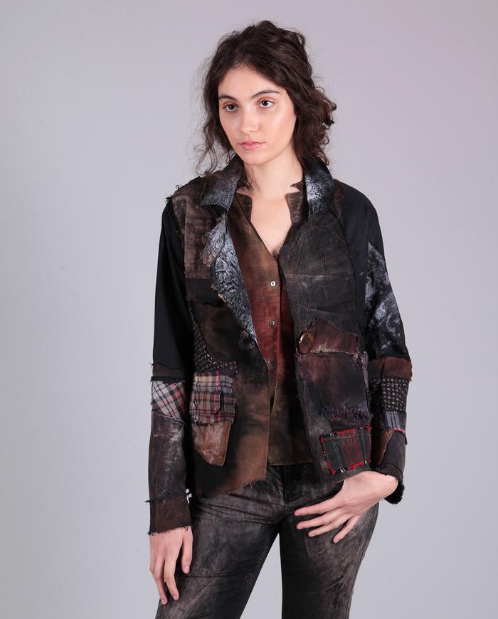 'fit my mood' reversible short modern jacket