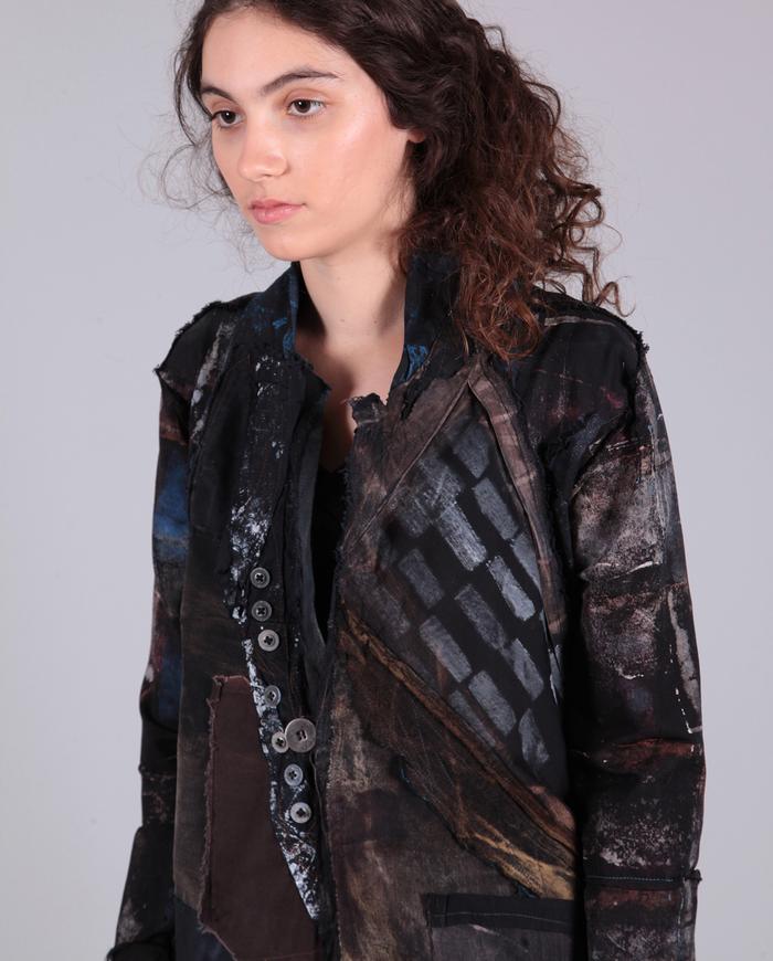 'draw the line' modern fitted embellished jacket