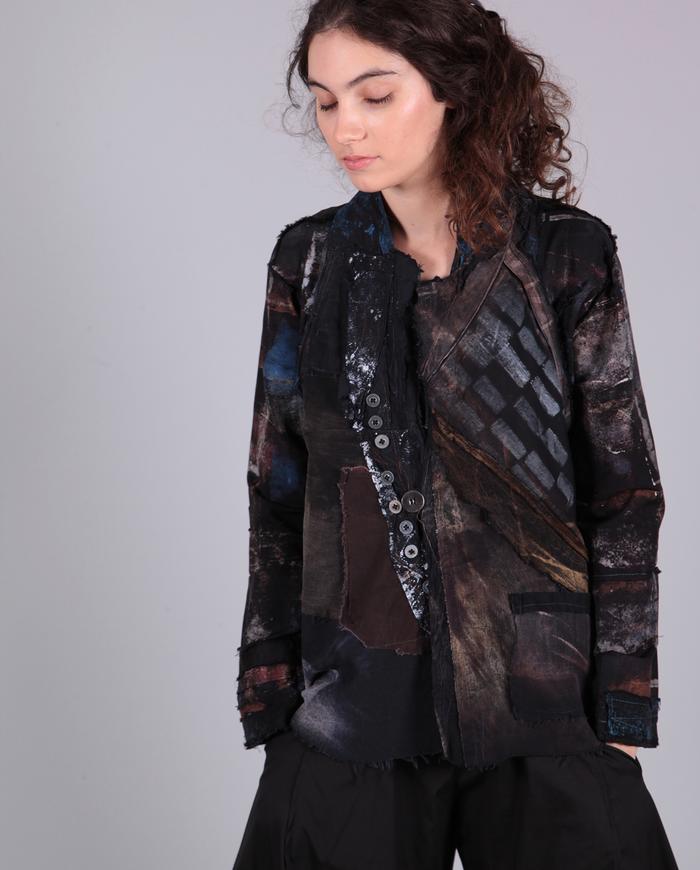 'draw the line' modern fitted embellished jacket