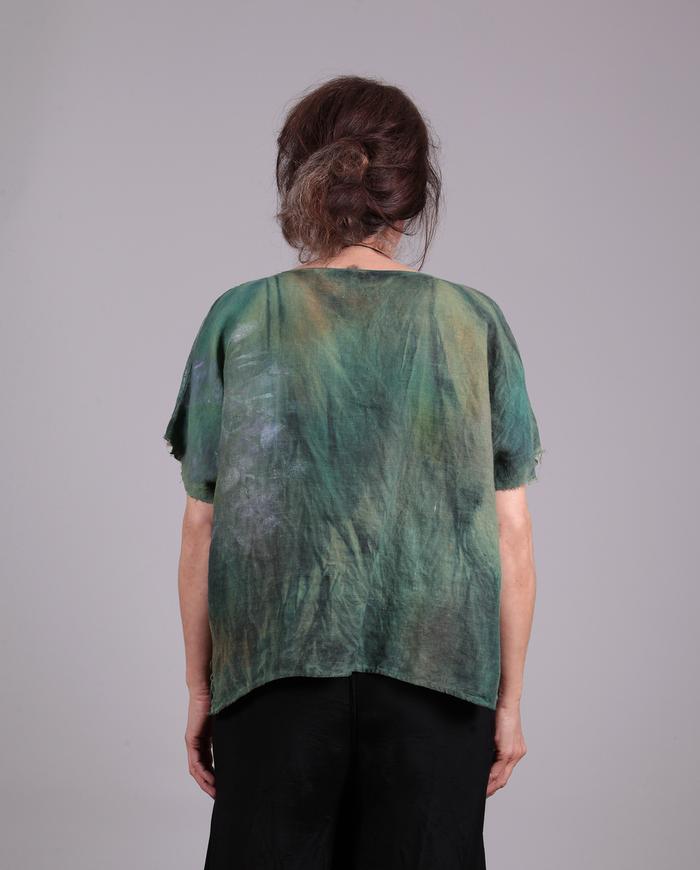 'flax to relax' Belgian linen oversized layering top