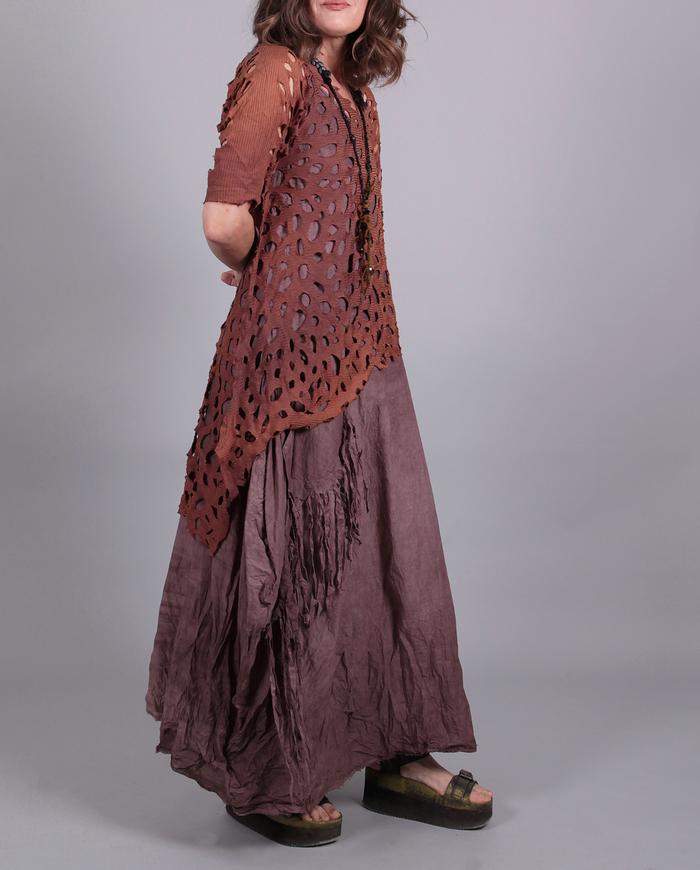 'layer me away' boho summer layering stonewashed maxi dress