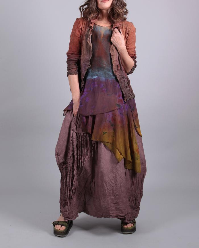 'layer me away' boho summer layering stonewashed maxi dress