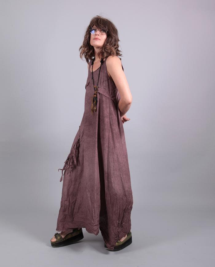 'layer me away' boho summer layering stonewashed maxi dress