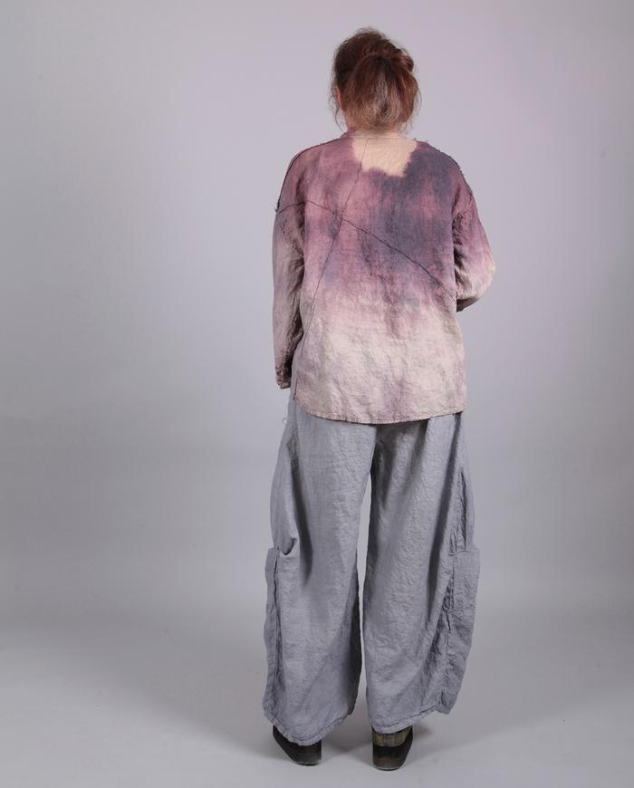 'sunny day' artsy boho Belgian linen pants