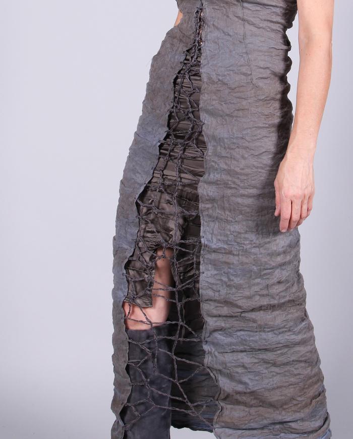 couture body-hugging maxi dress - CUSTOM ORDER 