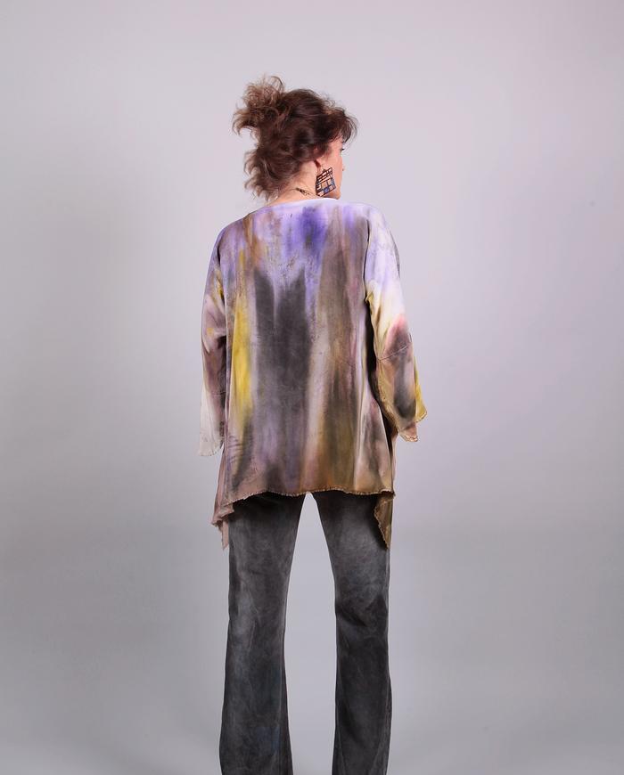 'light up the day' silk crepe top