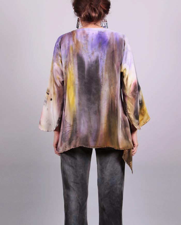 'light up the day' silk crepe top