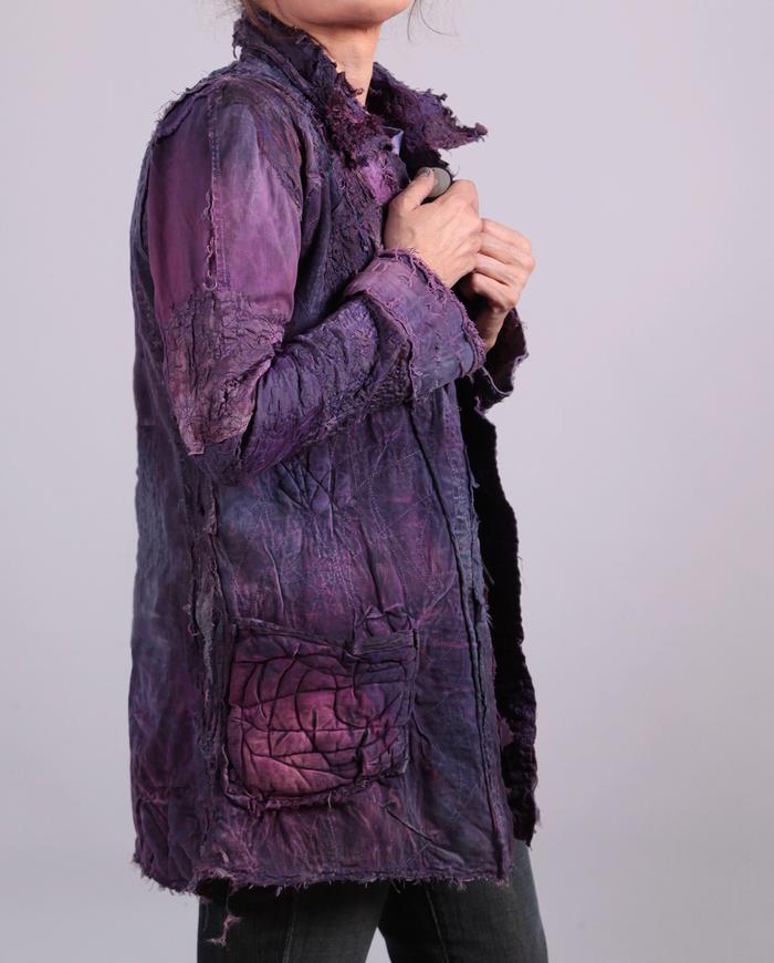 'in the purple clouds' super-detailed art jacket