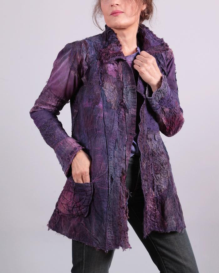 'in the purple clouds' super-detailed art jacket