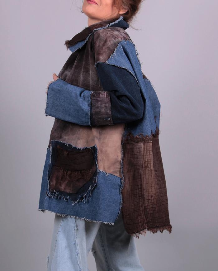 'best of all worlds' mostly denim oversized jacket