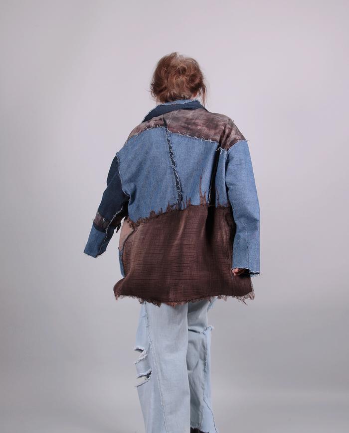 'best of all worlds' mostly denim oversized jacket