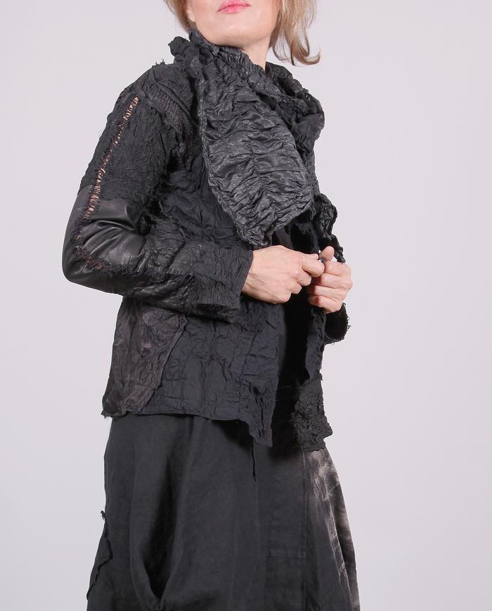 'landscape of the night' highly detailed textured jacket