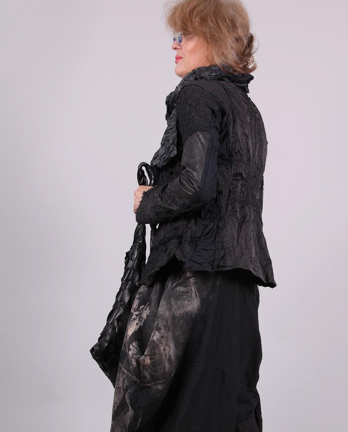 'landscape of the night' highly detailed textured jacket